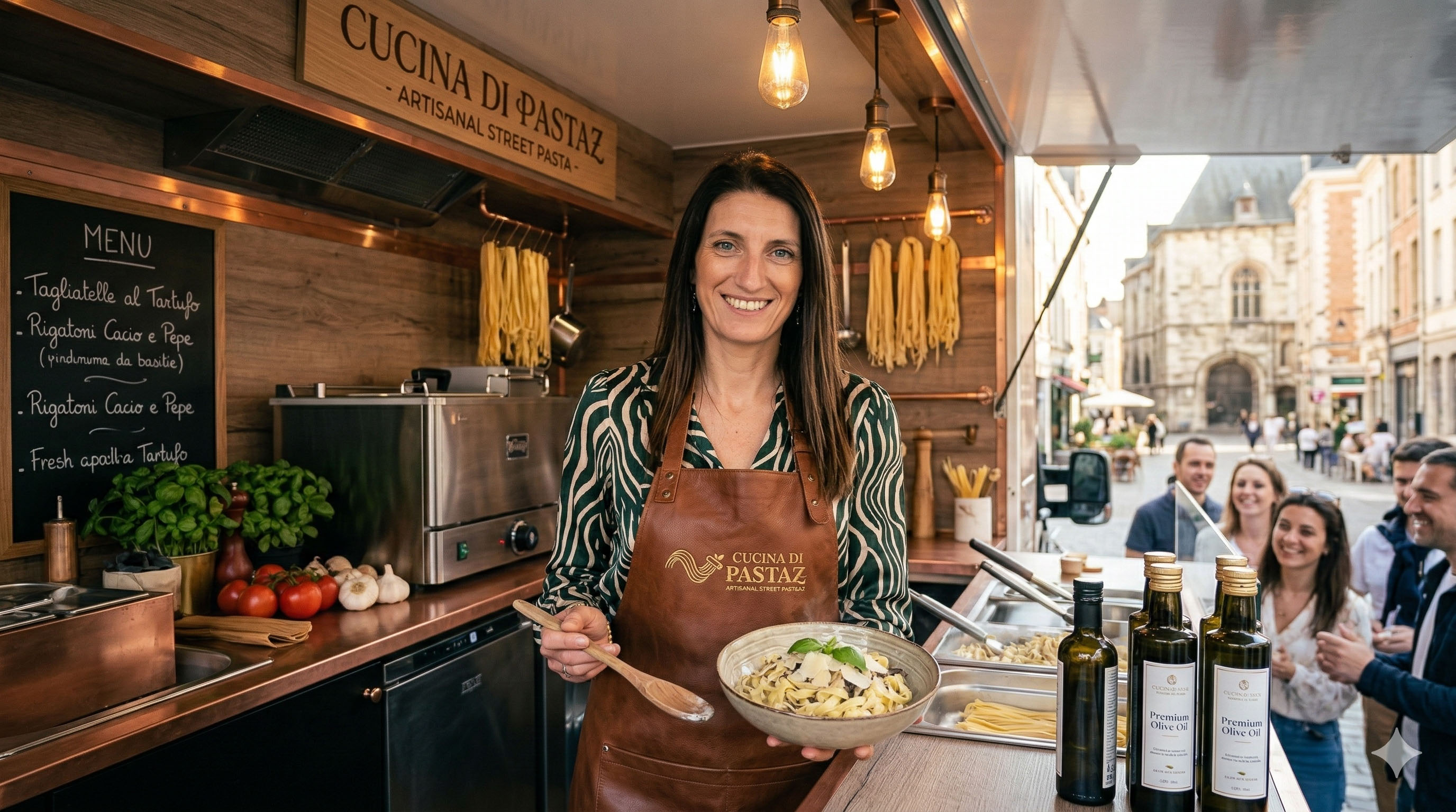 Le camion Cucina Di Pastaz