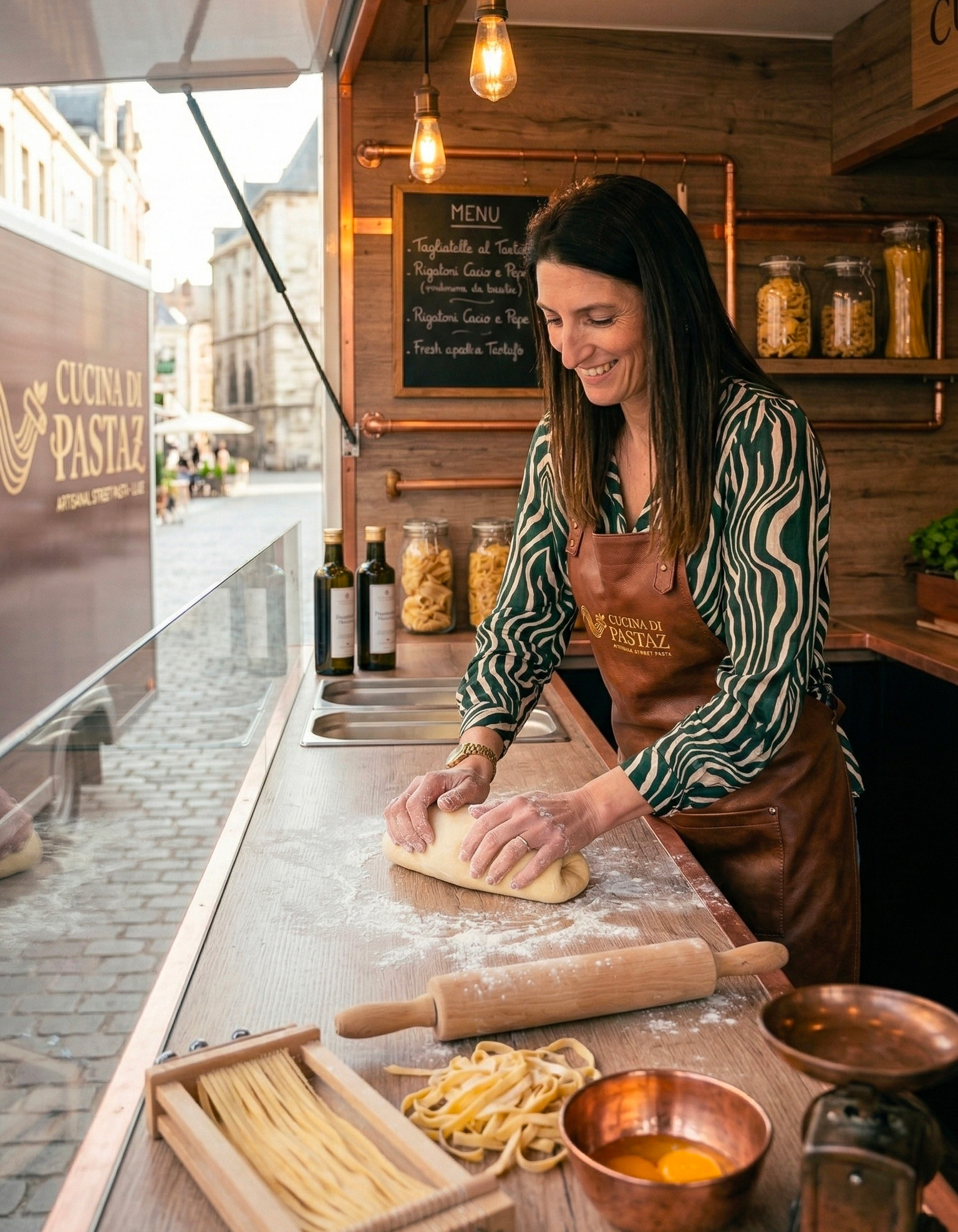 Préparation des pâtes fraîches